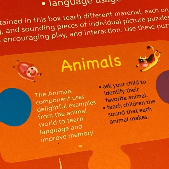 First Words Puzzle set Homeschooling Preschool Pre-K - 1st Grade Reading Skills - Picture 5 of 7